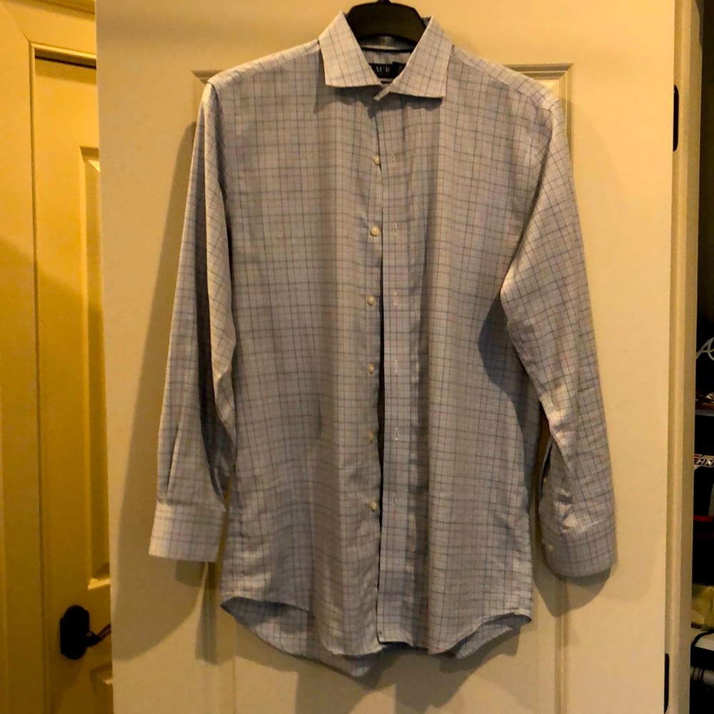 Lauren “Ralph Lauren” 15.5 32/33 brown grey orange design